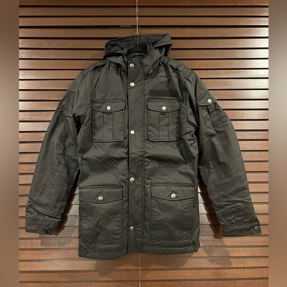 Indigo Star Other - NWT Men’s heavy weight cotton with dry waxed finish, padded field jacket